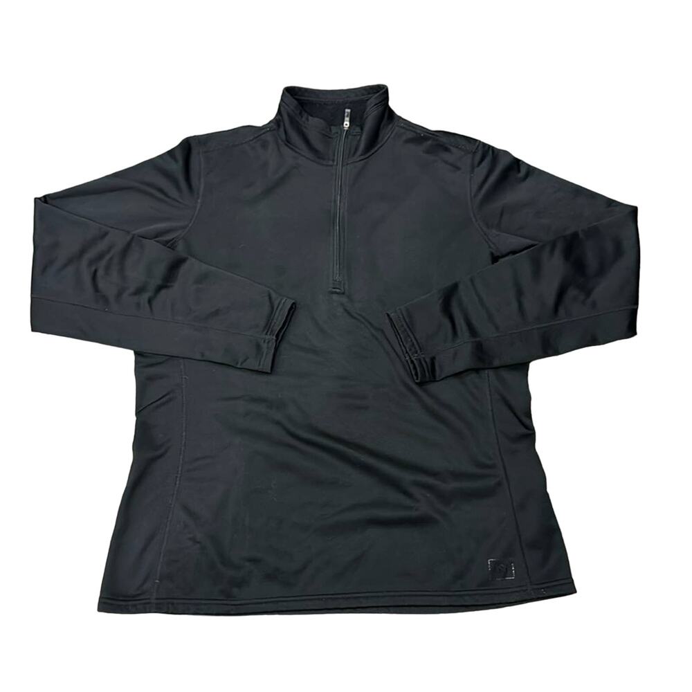 REI Women's Half Zip Polartec Pullover Black Size XL